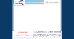 Desktop Screenshot of hotelamahoro.com